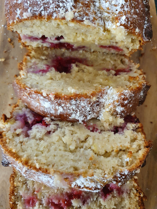 Raspberry Banana Bread – Vibrant, Tart, and Delicious