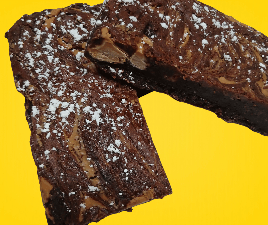 The Peanut Butter & Jolt: Peanut Butter Choc Brownie