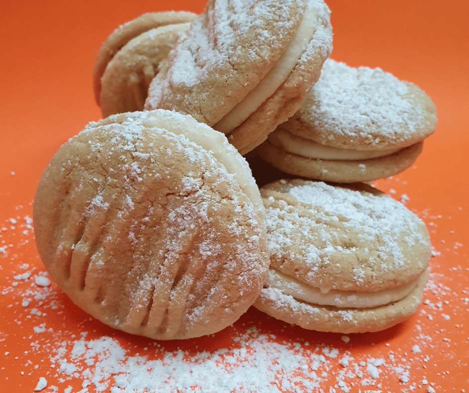 Caramel Shortbread Cookie with Salted Caramel Buttercream